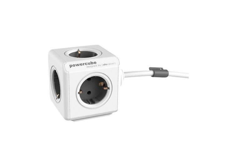 Allocacoc PowerCube Extended USB Grijs - 3m, Computers en Software, Pc- en Netwerkkabels, Nieuw, Ophalen of Verzenden