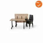 Verrijdbare klaptafel TUBE - Zwart - NIEUW - bladkleur en..., Vergader- of Presentatieruimte, Ophalen of Verzenden, Nieuw zonder verpakking