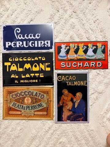 Lot: reclameborden - Reclamebord (5) - Metaal