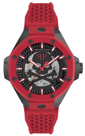 Philipp Plein PWPFA0524 Plein Skeleton Royal automatisch, Sieraden, Tassen en Uiterlijk, Overige merken, Staal, Verzenden, Polshorloge