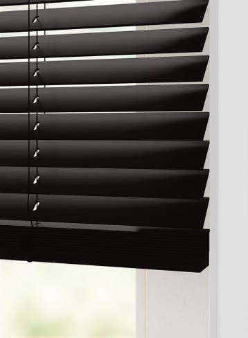 HEMA Jaloezie hout uni 35mm zwart 25% korting, Verzenden, Nieuw
