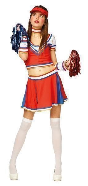 Cheerleader outfit dames 5-delig, Kleding | Dames, Ophalen of Verzenden, Nieuw