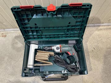 Metabo Boormachine BE 600/13-2, 600 Watt, 2 versnellingen, Ophalen of Verzenden, Gebruikt