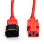 C14 naar C13 kabel | ACT | 1.8 meter (Rood), Verzenden, Nieuw