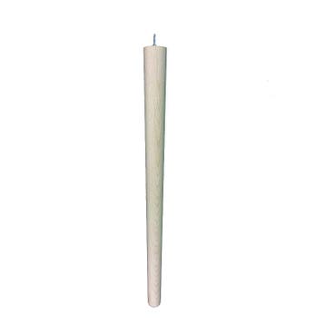 Tapse grenen salontafel poot 420x34mm retro conisch, Ophalen of Verzenden, Nieuw, Grenenhout