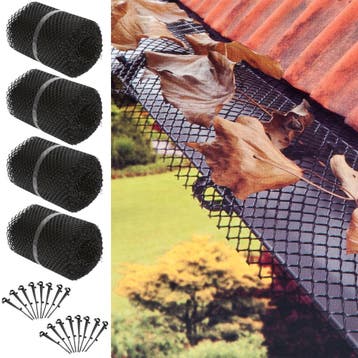 Dakgootbeschermers set van 4 elk 7m x 17,5cm, Verzenden, Nieuw