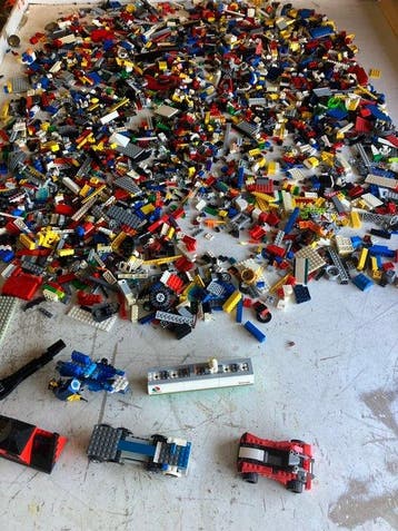 Lego Onderdelen - 7300 gram losse LEGO, Nieuw