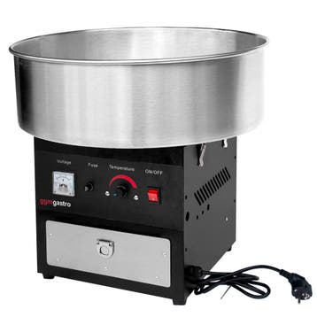 GGM Gastro | Suikerspinmachine - Ø52cm - 950W - zwart |, Verzenden, Nieuw in verpakking, Overige typen
