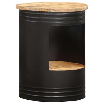 vidaXL Salontafel 43x55 cm massief mangohout, 50 tot 100 cm, Verzenden, Nieuw, 50 tot 100 cm