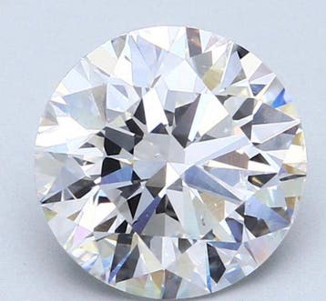 1 pcs Diamant (Natuurlijk) - 4.02 ct - Rond - F - SI2 -, Nieuw