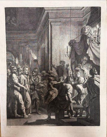 Claudia Stella (1636-1697), after Nicolas Poussin - Stampa