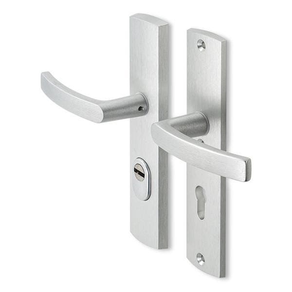 Veiligheidsbeslag met kruk | AXA | Curve Plus | 72 mm, Doe-het-zelf en Verbouw, Hang- en Sluitwerk, Nieuw, Verzenden