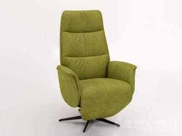 Relaxfauteuil Heino - relaxfauteuils - Groen, Nieuw, Leer