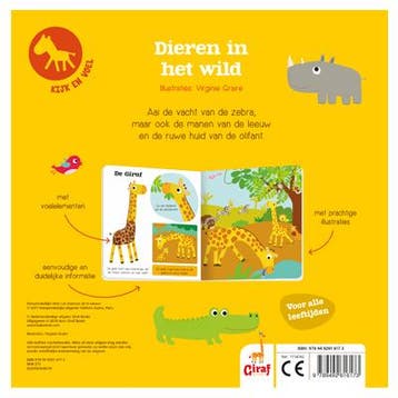 Dieren in het wild / Kijk en voel 9789492616173, Verzenden, Gelezen