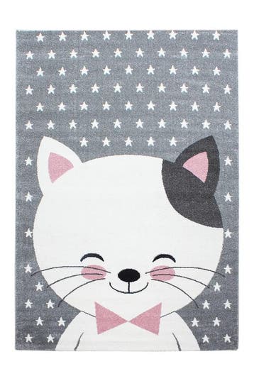Kindervloerkleed | Kids | Kat | Roze | 200x290 cm, Verzenden, Nieuw