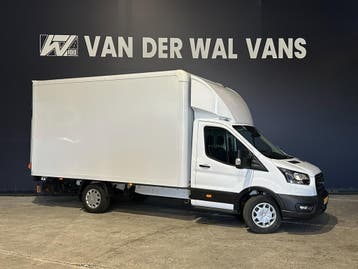 Ford Transit 2.0 TDCI 155pk Bakwagen 226cm Hoog Laadklep Fab, Stof, Gebruikt, Wit, Dealer onderhouden