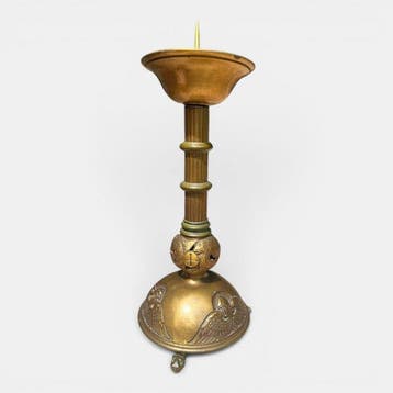 Kandelaar - Gegoten messing - pricket candlestick