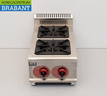 HCB 2 Pits fornuis Opzet model PROPAAN gas 14,6 kW 40 cm, Ophalen of Verzenden, Nieuw in verpakking
