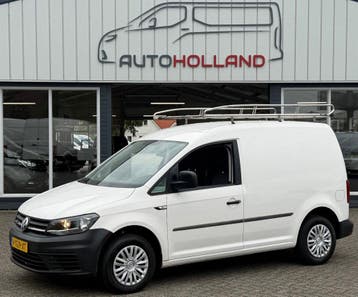 Volkswagen Caddy 2.0 TDI 55KW 75PK EURO 6 AIRCO/ TREKHAAK/ R, Gebruikt, Euro 6, Volkswagen, Wit