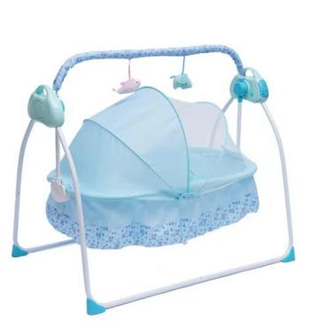 Elektrische Babywieg Auto-Swing met Muziek en Bluetooth, Kinderen en Baby's, Babywiegjes en Ledikanten, Verzenden, Nieuw
