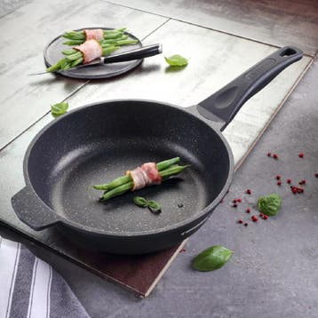 TIROSS Koekenpan 24 cm zonder deksel met marmer coating g..., Ophalen of Verzenden, Nieuw