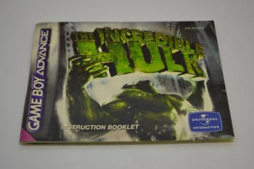 The Incredible Hulk (GBA EUR MANUAL), Verzenden, Zo goed als nieuw