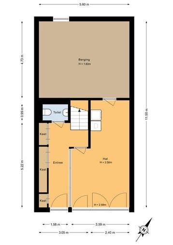 Te huur: Huis Jan Olphert Vaillantlaan in Amsterdam, Noord-Holland, Amsterdam