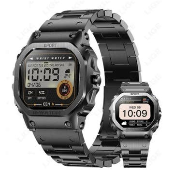 Smartwatch Gezondheid Monitor - Sport Health Tracker Horloge, Verzenden, Nieuw, Lige