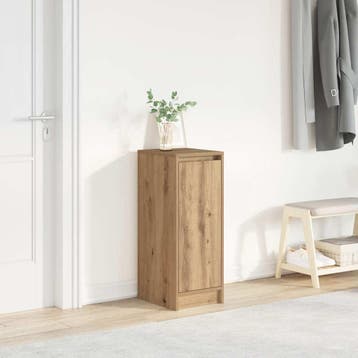 vidaXL Schoenenkast 29,5x34x76 cm bewerkt hout artisanaal, Verzenden, Nieuw