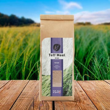 Teff Bruin Meel 500 gram, Verzenden, Nieuw