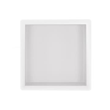 Wiesbaden Demis Inbouwnis - 30x30x10cm - Mat Wit, Ophalen of Verzenden, Nieuw, Rvs