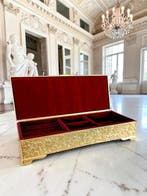 Sieradendoos - Metaal, Fluweel, Antiek en Kunst