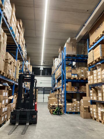 LED TL buis inclusief armatuur KOPPELBAAR 150CM 40W 4800..., Nieuw