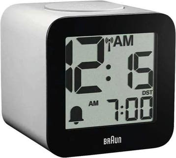 Braun BC25WP-DCF Radiogestuurde klok Anders Zwart, Wit, Verzenden, Nieuw, Braun