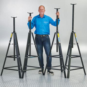 Datona Assteunen hoog 2 ton set - 4 stuks - maximale hoogte, Auto diversen, Krikken, Ophalen of Verzenden, Nieuw
