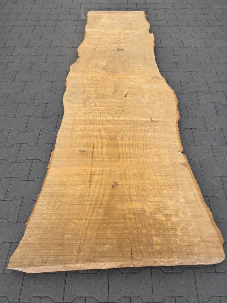 ACTIE RESTPARTIJ | Beuken tafelbladen | Boomstam | Tuintafel, Tuin en Terras, Tuintafels, Nieuw, Hout, Rechthoekig, Ophalen of Verzenden