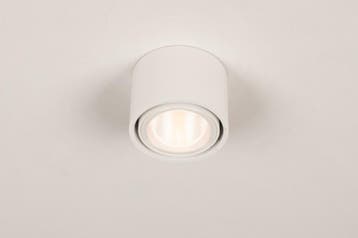 Rietveld Plafondlampen - Wit - Glas, Metaal, Aluminium, Verzenden, Nieuw