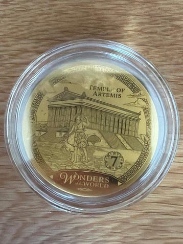 Salomonseilanden. 10 Dollars 2023 Temple of Artemis , 1/100