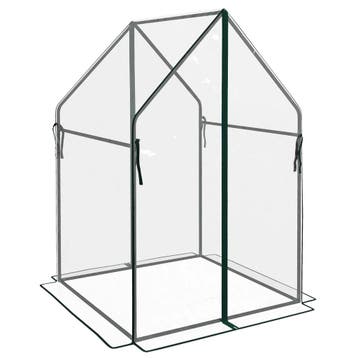 TRUUSK Foliekas Broeikas 90x90x145 cm - Dubbele Deur - Windd, Verzenden