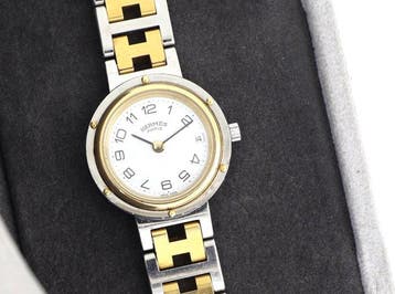 Hermès - Clipper Quartz Two-Tone Lady - Zonder minimumprijs, Nieuw