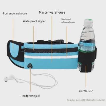 Sport Heuptas voor Heren & Dames - Waterdicht, Telefoonhoude, Verzenden, Nieuw