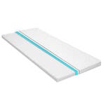 vidaXL Topmatras ei-profiel 6 cm koudschuim 100x200 cm, Huis en Inrichting, Slaapkamer | Beddengoed, Verzenden, Nieuw, Wit