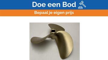 Bieden: Nakashima type C 3-blade 20 x 25 RH propeller 40 mm, Ophalen of Verzenden, Nieuw