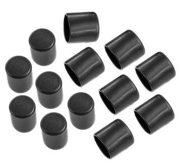 Set van 32 flexibele stoelpootdoppen (omdop, rond, 22 mm, z, Ophalen of Verzenden, Nieuw