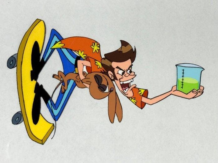 Nelvana - Originele animatiecel van Ace Ventura - Ace, Cd's en Dvd's, Dvd's | Tekenfilms en Animatie