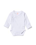 HEMA Overslag romper organic katoen stretch - 2 stuks wit, Kinderen en Baby's, Verzenden, Nieuw