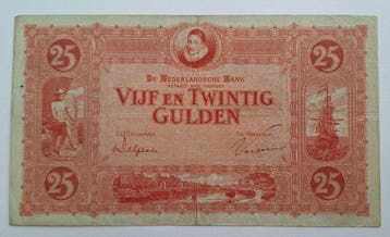 Nederland. - 25 Gulden - 1930 - Pick 46 (Zonder