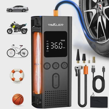 Draagbare Draadloze Digitale Fietspomp (150 PSI) met Schrade, Verzenden, Nieuw
