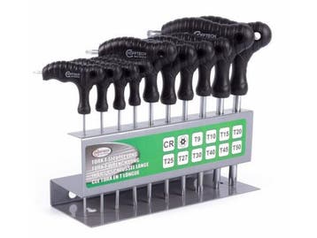 Veiling - Hofftech T-Greep Torxsleutel Set - 10-delig, Nieuw