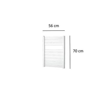 Designradiator Plieger Vela 359 Watt Zijaansluiting 70x56 cm, Ophalen of Verzenden, Nieuw